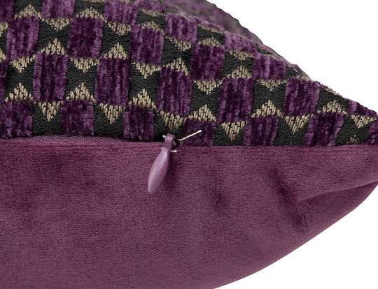 Atmosphera Perna De Canapea Zaika Din Catifea Violet 204481c 30x50cm