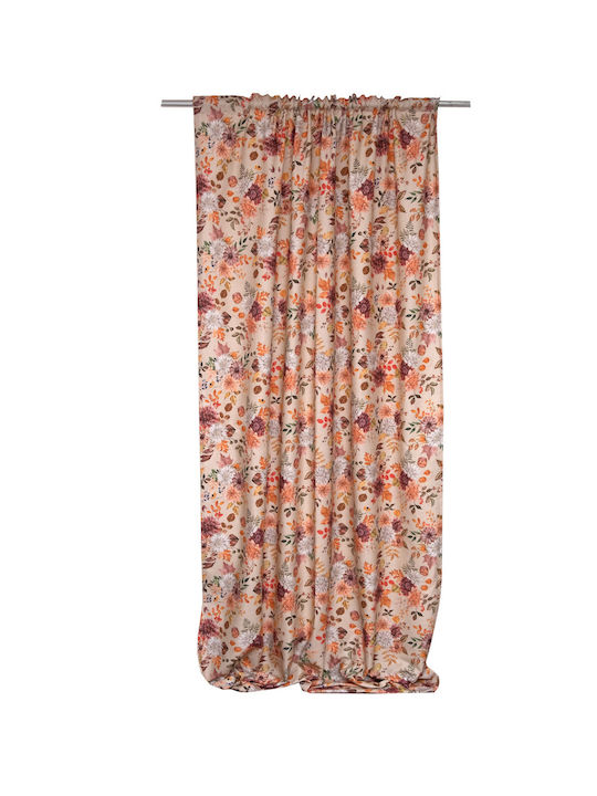 Anna Riska Curtain with Pencil Pleat Melani Beige 280x270cm