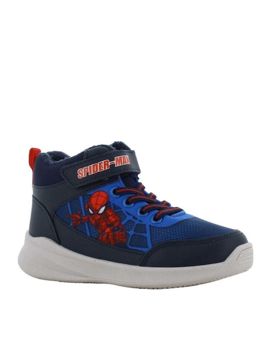 Kinder Sneakers Hoch mit Klettverschluss Blau