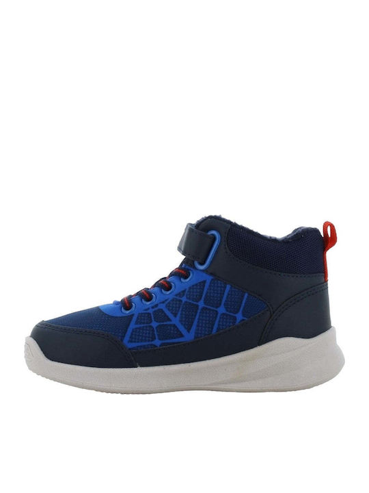 Kinder Sneakers Hoch mit Klettverschluss Blau