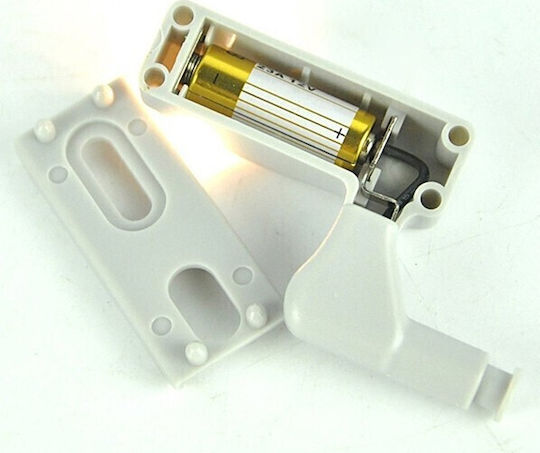 LED Light Hinge for Cabinets with Battery Powered and Photocell 1pcs