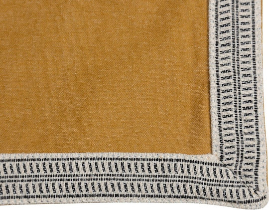 Atmosphera Baumwolle Tischdecke Set 7 Stück Napp Gelb 150x250cm