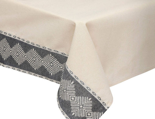 Atmosphera Față De Masă Din Bumbac Set 7 Bucăți Napp Alb 150x250cm