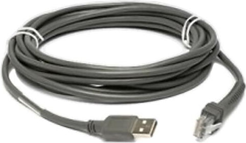 Zebra USB 2.0 Cable USB-A male - RJ45 Μαύρο 2.1m (CBA-U21-S07ZBR)