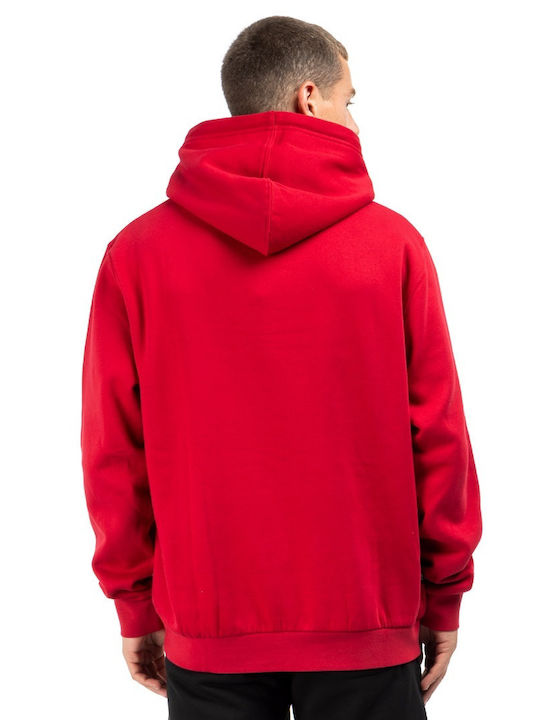 Venimo Apollo Sweatshirt Fleece with Hood RED