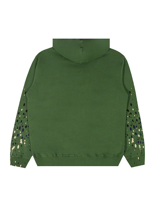 The Hundreds Φούτερ Forest Green με Κουκούλα