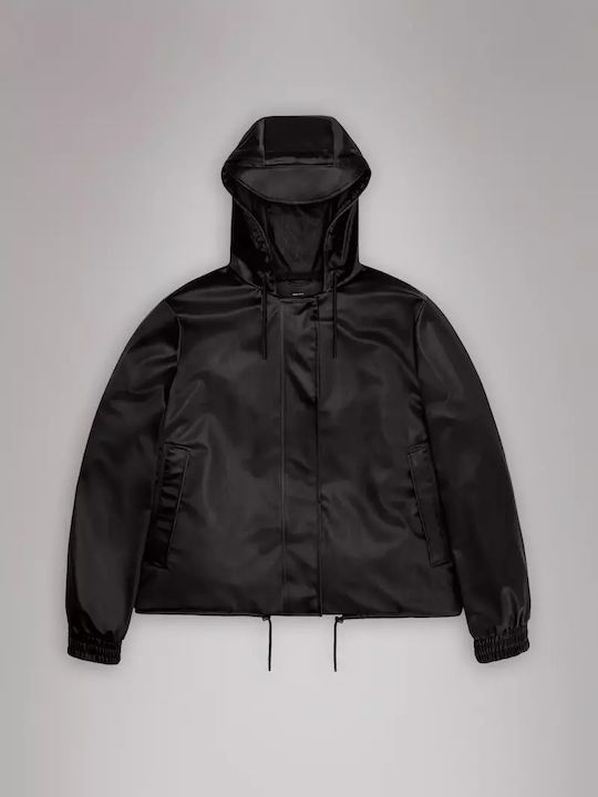 String Jacke Wasserdicht Black