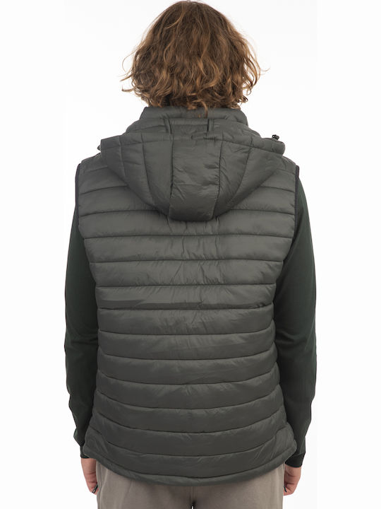 Sleeveless Jacket Puffer Pine