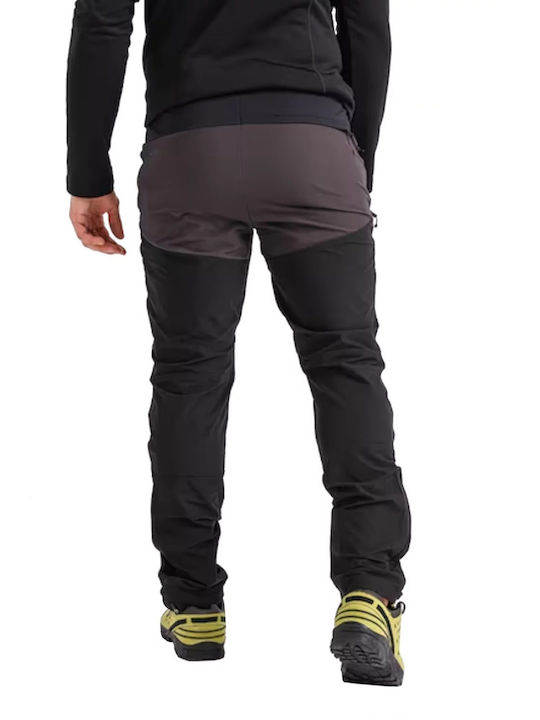 Jack Wolfskin Ανδρικό Μακρύ Παντελόνι Πεζοπορίας Μαύρο