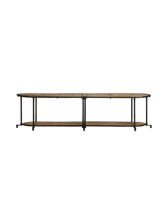 TV-Ständer aus Massivholz Braune M160xP42xH40cm