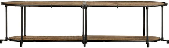 TV-Ständer aus Massivholz Braune M160xP42xH40cm