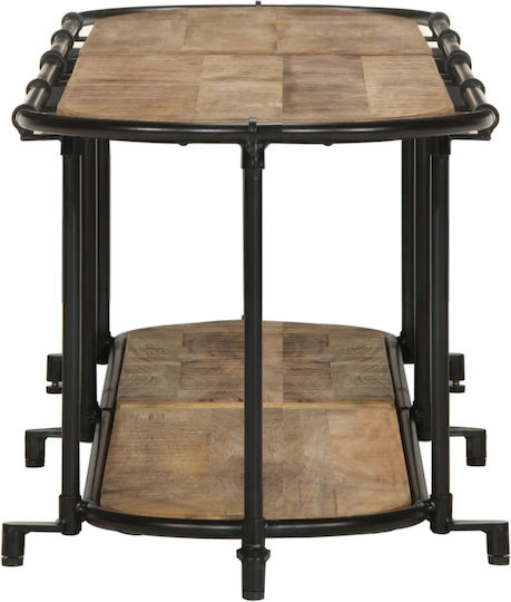 TV-Ständer aus Massivholz Braune M160xP42xH40cm