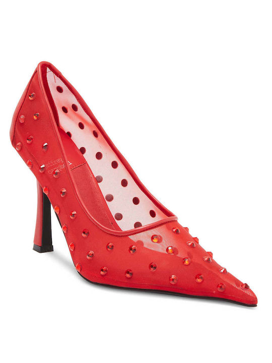 Jeffrey Campbell Pointed Toe Red Heels Genisi-j Red 01140