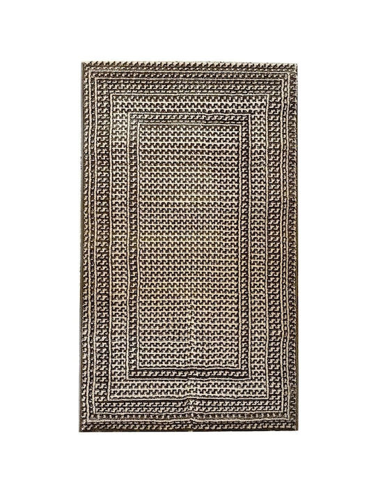United Carpet Zeus Set Modern Schlafzimmer-Teppichsets Synthetisch,Polyester/Cotton/Leather Coffee 100-1118-4 3Stück