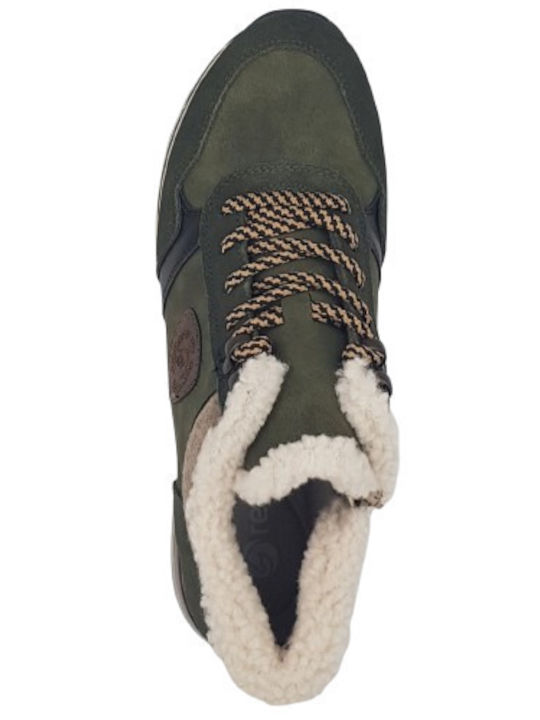 Damen Anatomisch Stiefel Grün