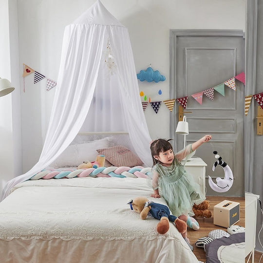 Herokids Mückennetz Zimmer aus Tüll HZK-0304 Weiß 65x270x400cm