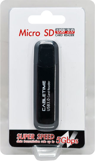 Cabletime Card Reader USB 3.0 για SD/microSD