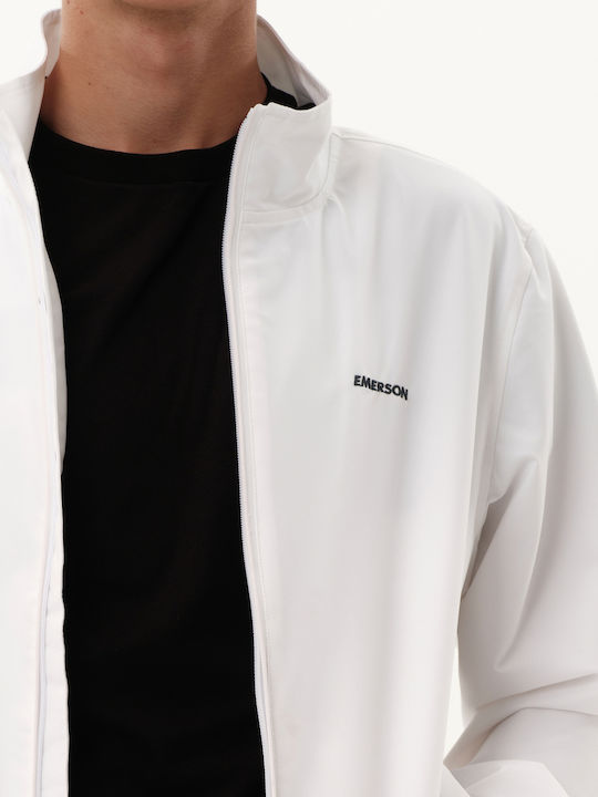 Jacket Bomber Waterproof and Windproof White