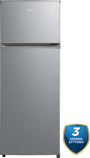 Midea Frigider cu două uși 204lt Î143xL55xA55cm. Inox MDRΤ294FGE50