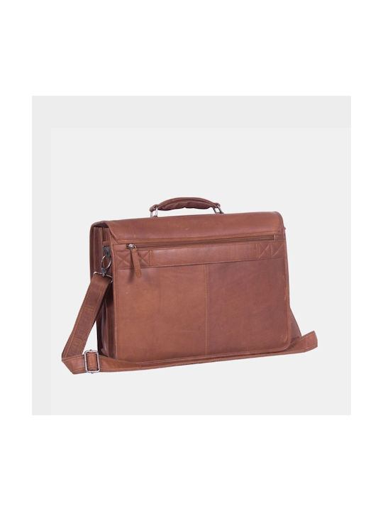 The Chesterfield Brand Leather Men's Briefcase Tabac Brown