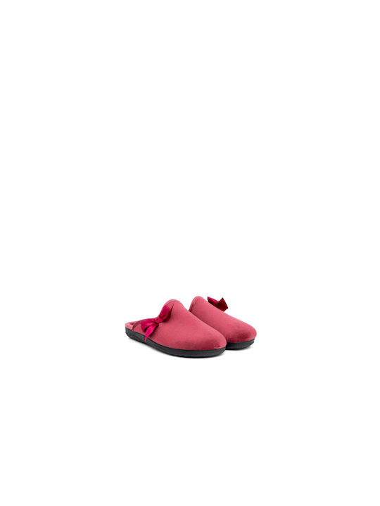 Adam's Shoes Winter Women's Slippers in Burgundy color