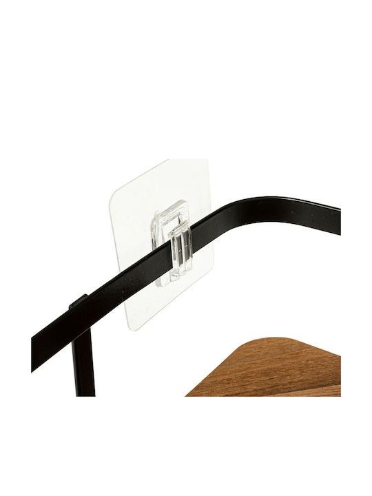 5Five Επιτοίχια Ραφιέρα Μπάνιου Μεταλλική 25x19.5x7cm