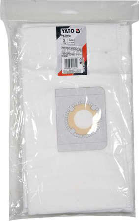 Yato Vacuum Cleaner Bags 3pcs Compatible with Dexter / Karcher / Makita / Nilfisk Vacuum Cleaners