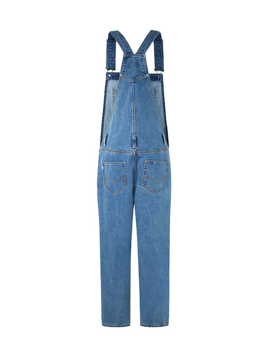 Doug Ανδρική Τζιν Σαλοπέτα με Loose Straight Εφαρμογή Denim
