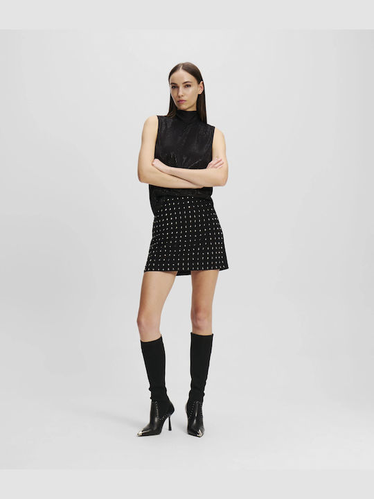 Karl Lagerfeld Mini Skirt Black