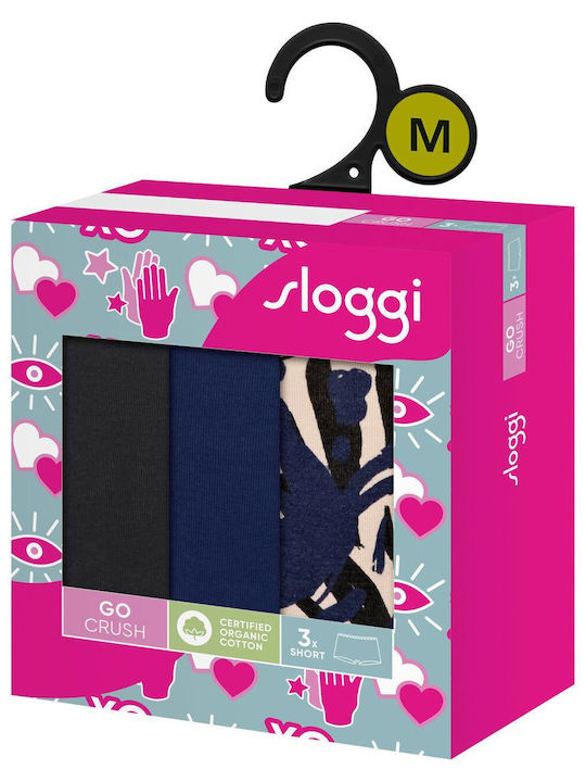 Βαμβακερά Women's Boxer 3Pack with Lace Blue