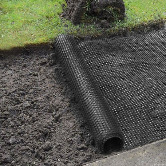 Plasă de grădină anti-dăunători pentru cârtițe 30g/m2 2x200 metri negru