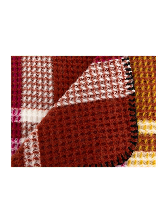 Atmosphera Owen Blanket Sofa 130x180cm Terracotta