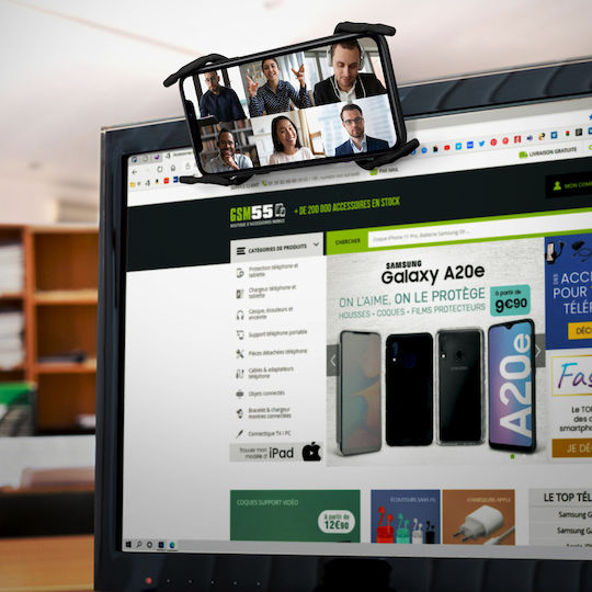 Smartphone Desktop Stand Articulated 8 Legs