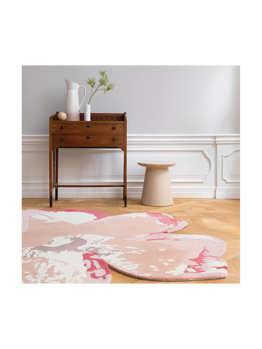 Ted Baker Shaped Ръчно изработено Килим Кръгла Light Pink