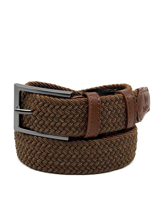 Elastic Men's Fabric Knitted Multicolour Belt