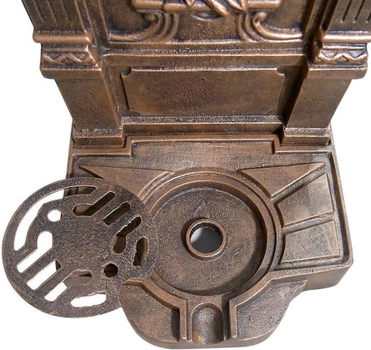Garden Sink Cast Iron Antique Bronze 35x30.5x76 Cm Strend Pro