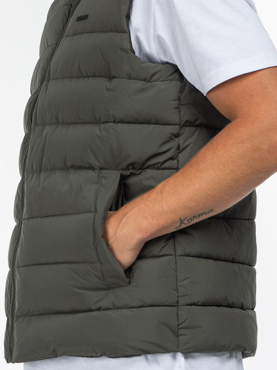 Ärmellos Jacke Khaki