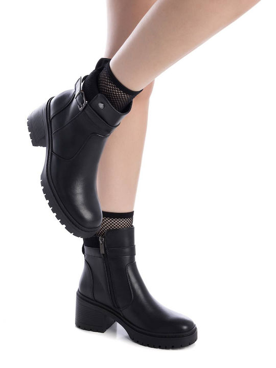 Xti Vegan Ankle Boots Black 143371