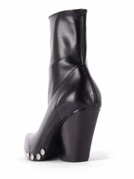 Walton-st Black 00138 Leather Women's Cowboy Boots Black