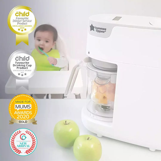 Tommee Tippee Quick Cook Baby Food Steamer with Blender 0.2lt