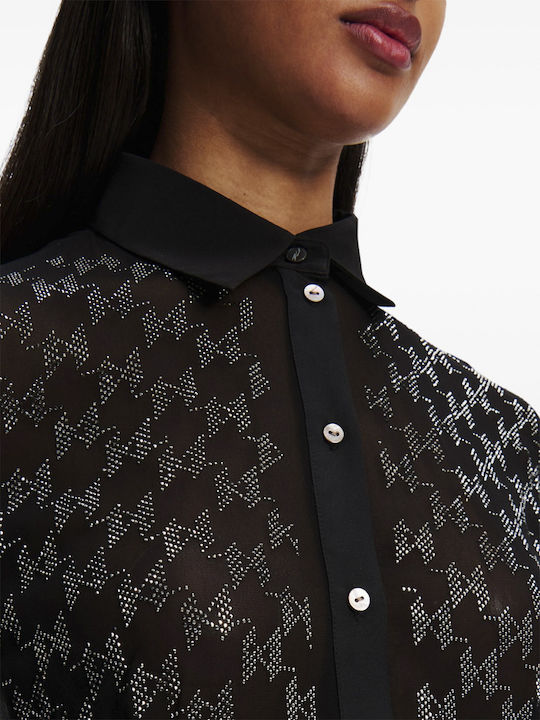 Women's Long Sleeve Shirt Black