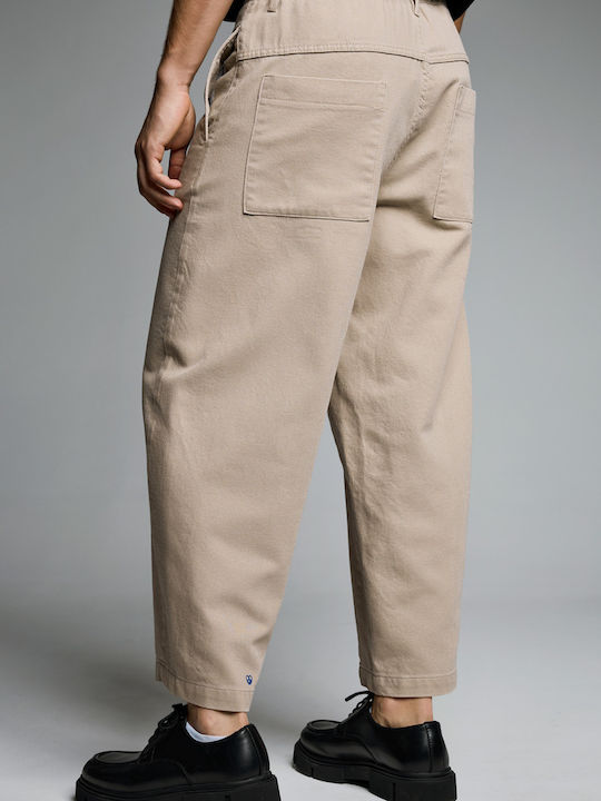 Herrenhose Lose Passform Beige
