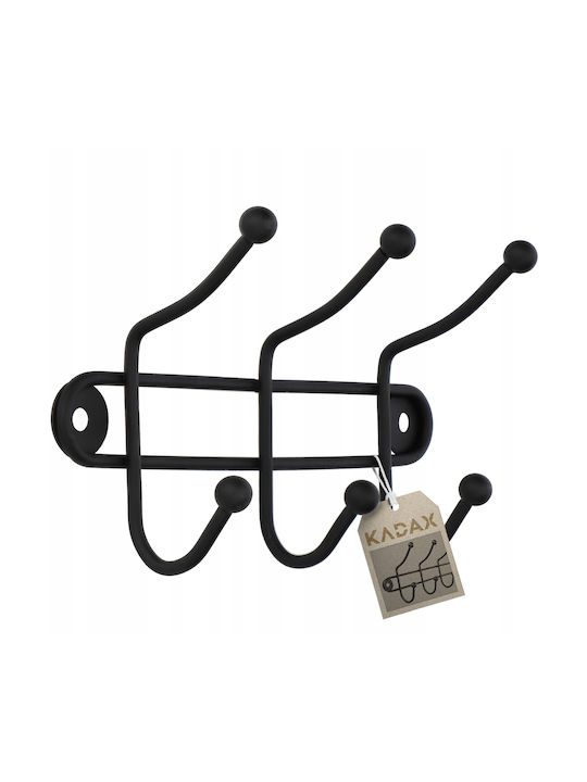 Kadax Wall-mounted Clothes Hanger Holder 3+7 Hooks