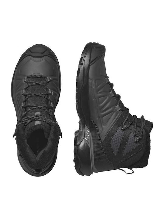 Salomon Snowpilot Γυναικεία Ορειβατικά Μποτάκια Αδιάβροχα Μαύρα