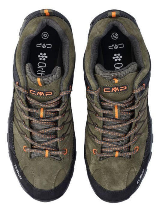 CMP Rigel Men's Hiking Shoes Waterproof Olive-Flame