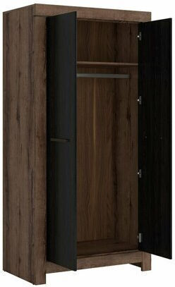 Ușă dublă Boston Ah111 98x55x195cm Black Oak, Monastery Oak