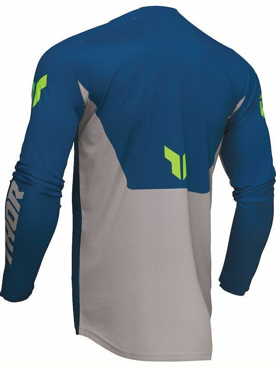 Thor Launchmode Men's Jersey Motocross Blue