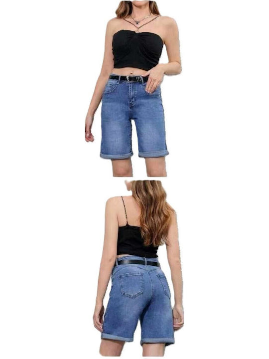 Women's Bermuda Shorts Jean Blue