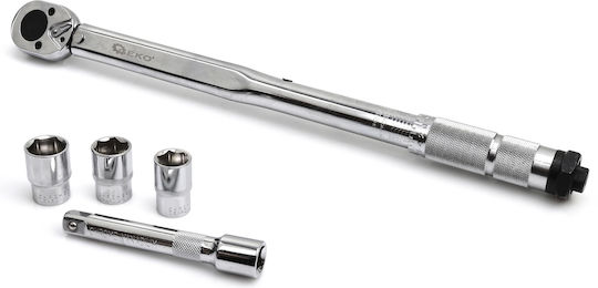 Torque Wrench Set 1/2" 28-210nm Sockets Extension Geko G10064