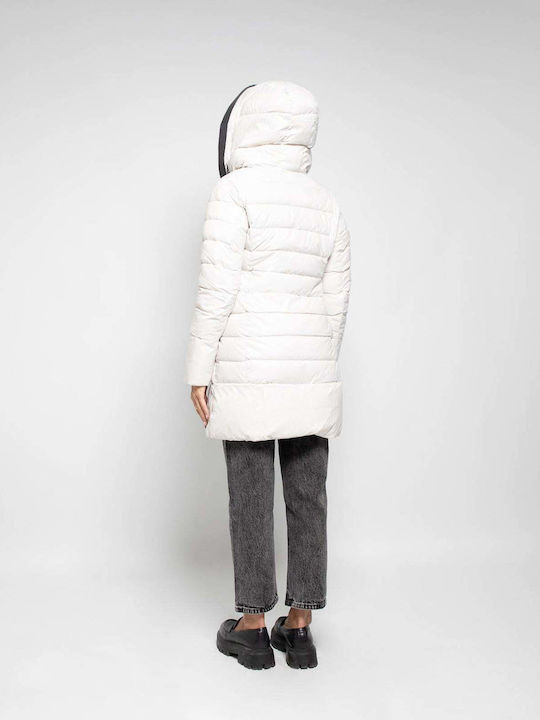 Lungă Jachetă de femei Puffer Graphite